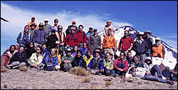 Field Forum participants at Volc&aacute;n San Pedro